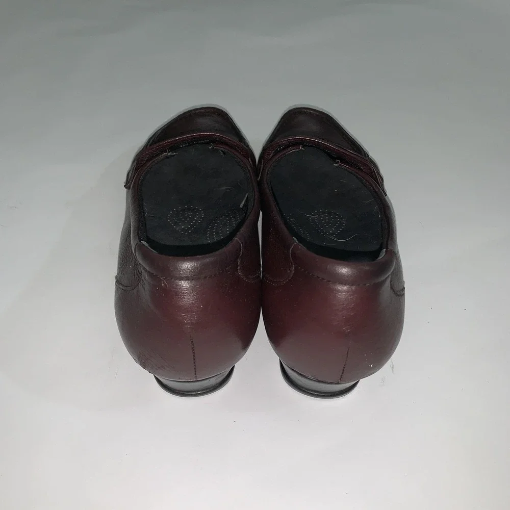 SAS Loafer Shoes Womens Size 10 N Red Leather Slip On Comfort Walking Casual